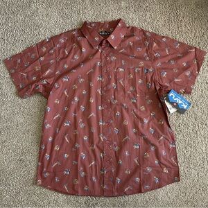 Kavu The Jam Sasquatch Solstice Button Up Short Sleeve Shirt